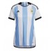 Argentina Hemma matchtröja Dam VM 2022 Kortärmad Billigt